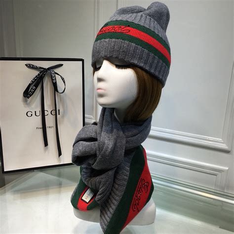 replica gucci beanie and scarf|gucci neckerchief.